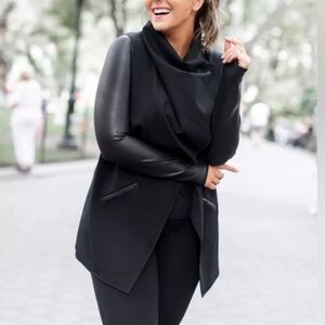 SPANX DRAPE FRONT BLACK JACKET Woman’s SIZE 3X